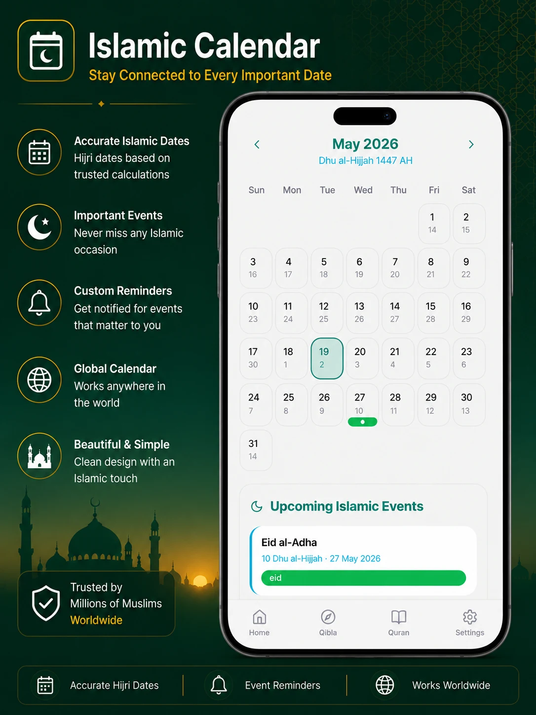 Muslim Salat Quran & Qibla screenshot