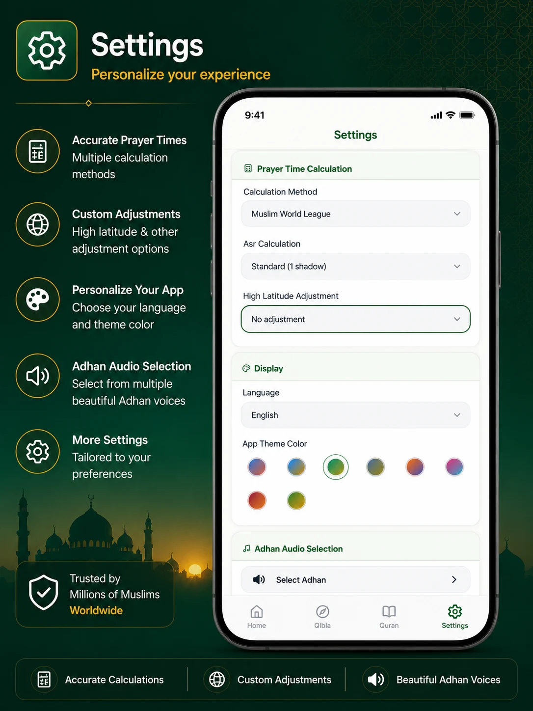 Muslim Salat Quran & Qibla screenshot