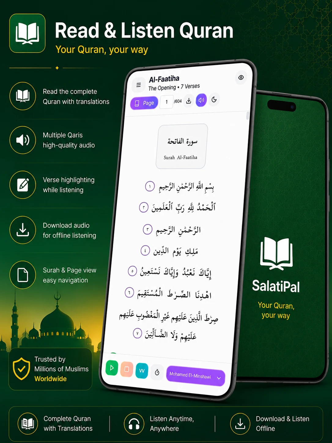 Muslim Salat Quran & Qibla screenshot